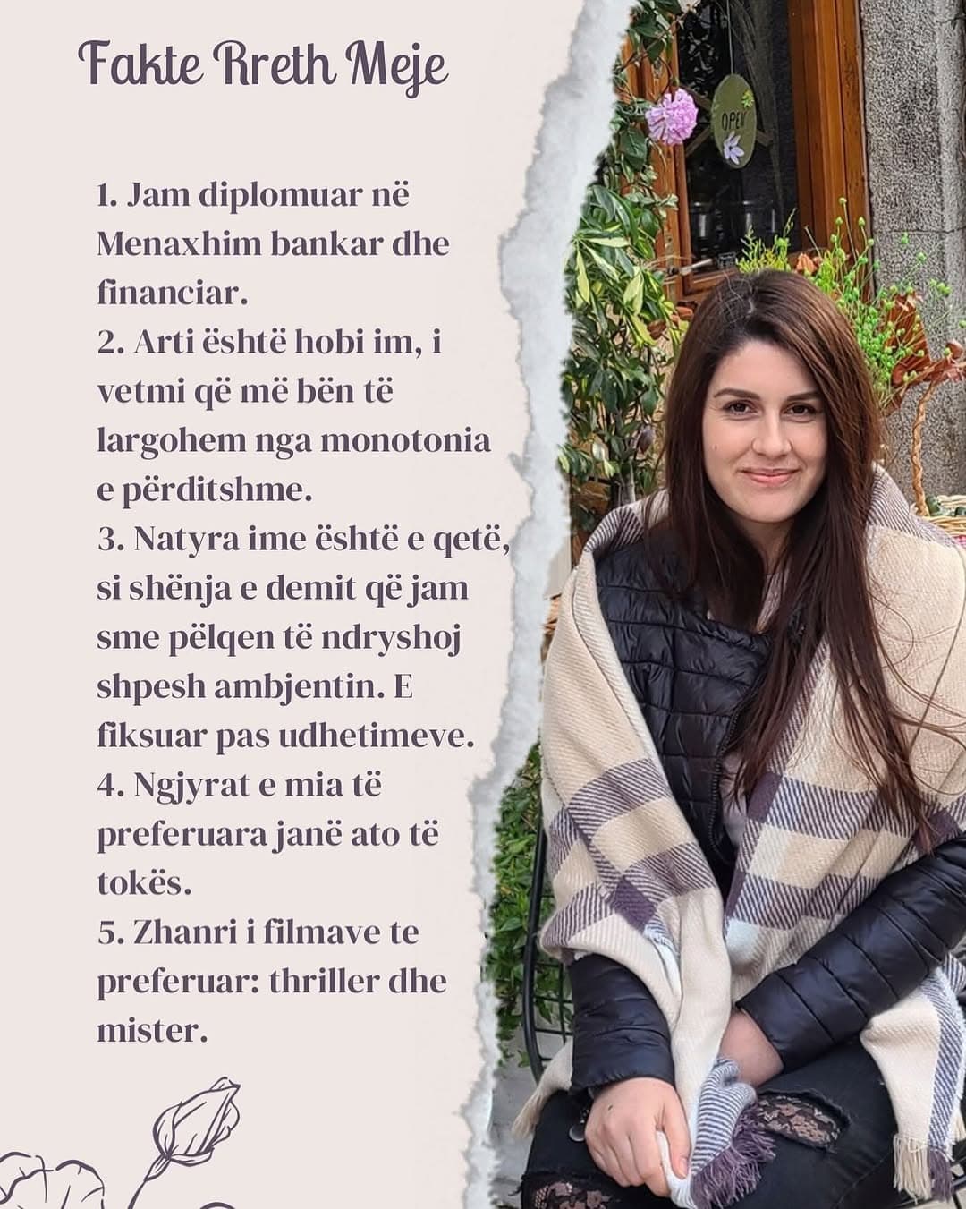 Ana, co-founder of Kiribee, photographed in Tirana