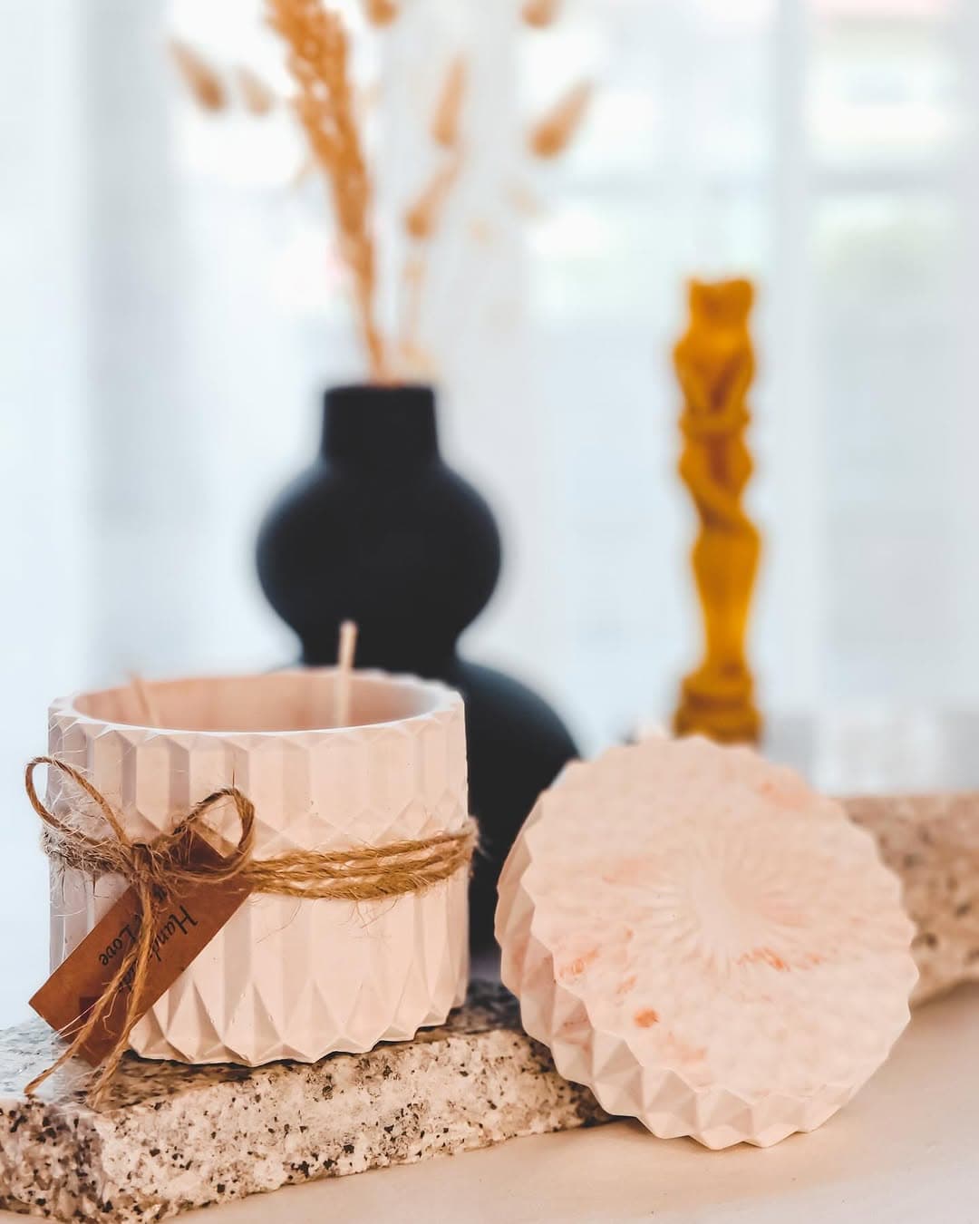 Sculptural Kiribee candle, too pretty to burn (but go ahead)